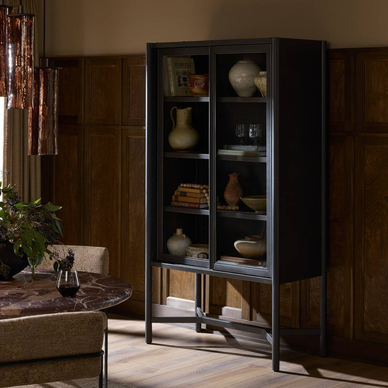 Saxon Cabinet - Brushed Bronze Patina
