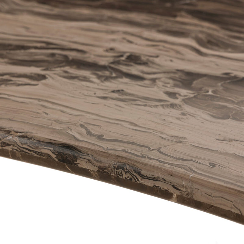 Ponce Desk - Rocky Brown Marble