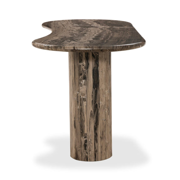 Ponce Desk - Rocky Brown Marble