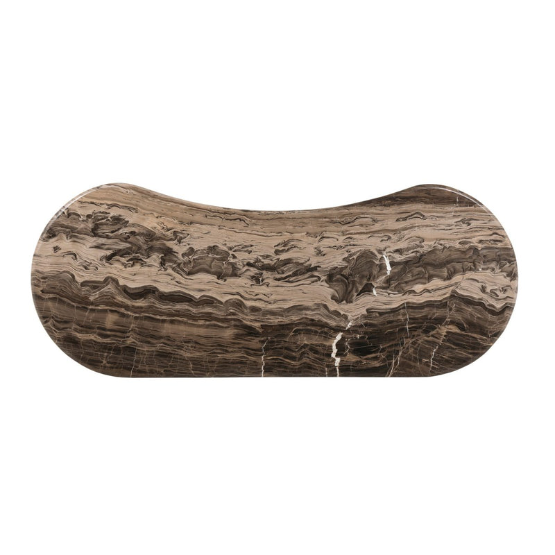 Ponce Desk - Rocky Brown Marble