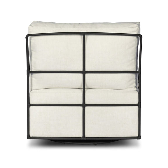 Enola Outdoor Swivel Chair - Vergo Cream