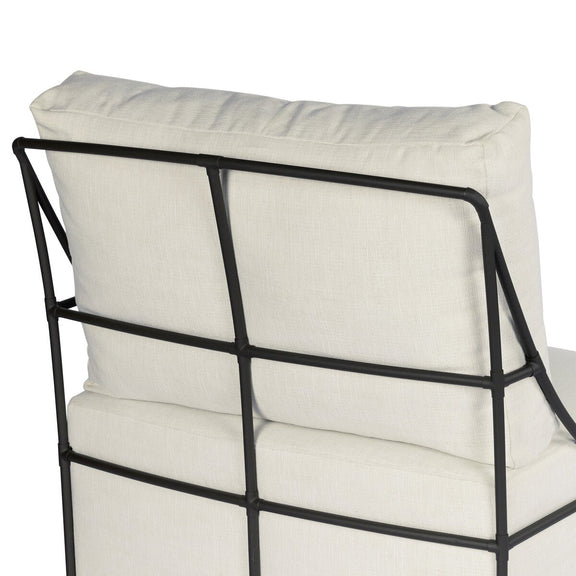 Enola Outdoor Swivel Chair - Vergo Cream