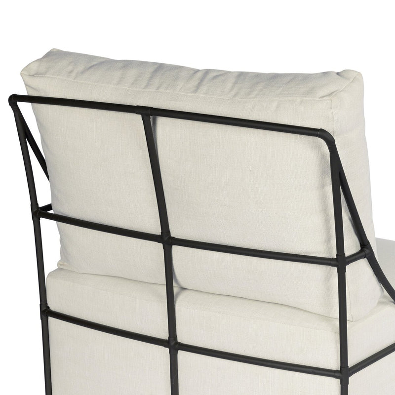 Enola Outdoor Swivel Chair - Vergo Cream