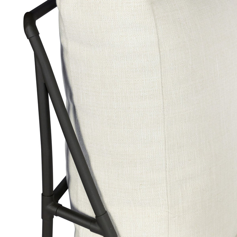 Enola Outdoor Swivel Chair - Vergo Cream