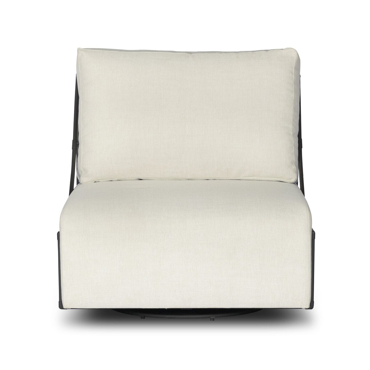 Enola Outdoor Swivel Chair - Vergo Cream