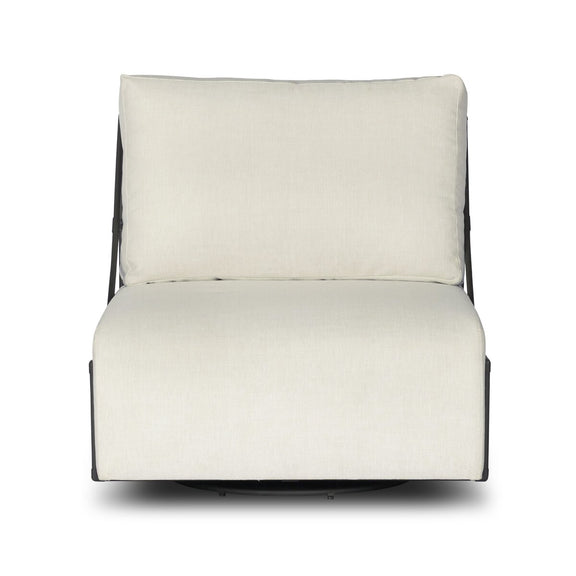 Enola Outdoor Swivel Chair - Vergo Cream