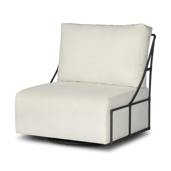 Enola Outdoor Swivel Chair - Vergo Cream