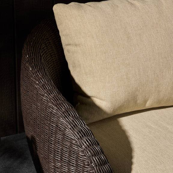 Cyra Outdoor Swivel Chair - Alessi Buff