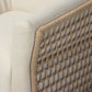 Emilian Outdoor Swivel Chair - Vergo Cream