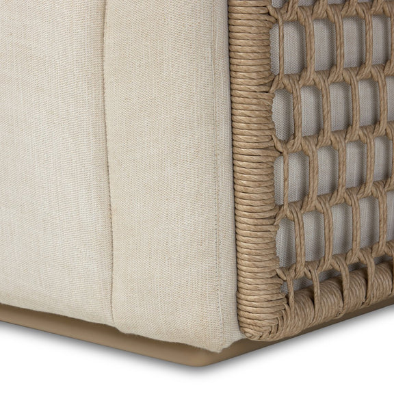Emilian Outdoor Swivel Chair - Vergo Cream