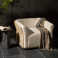 Emilian Outdoor Swivel Chair - Vergo Cream