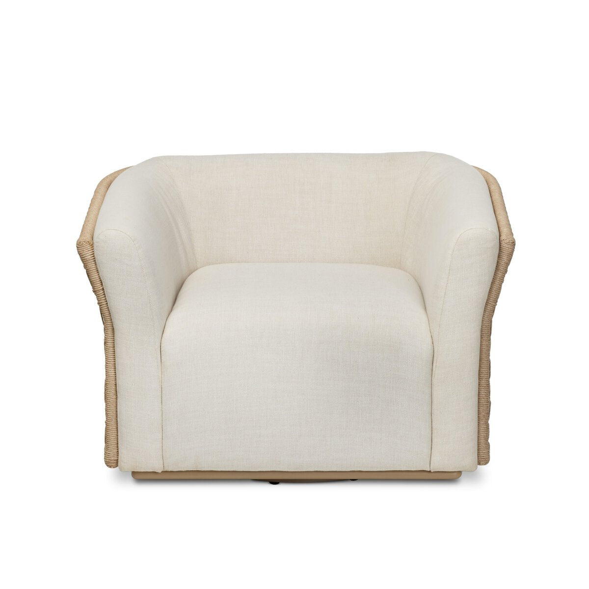 Emilian Outdoor Swivel Chair - Vergo Cream