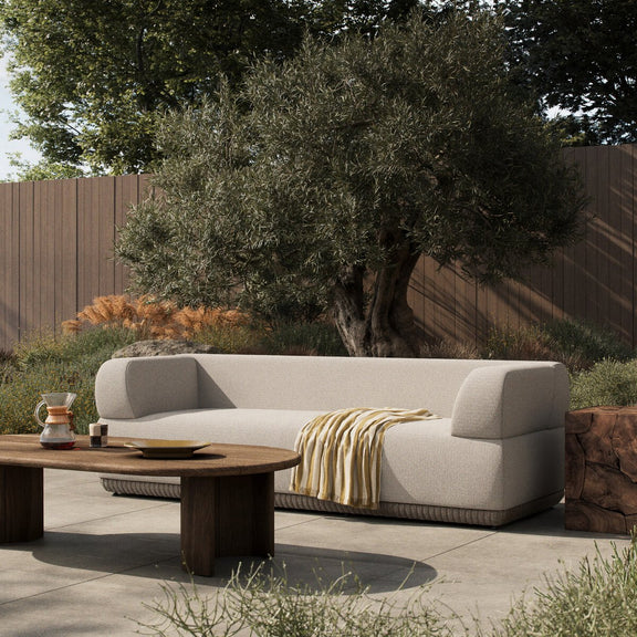 Evander Outdoor Sofa - Ramiro Ecru