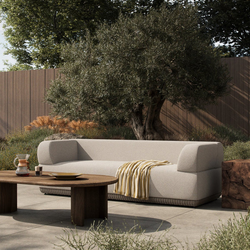 Evander Outdoor Sofa - Ramiro Ecru