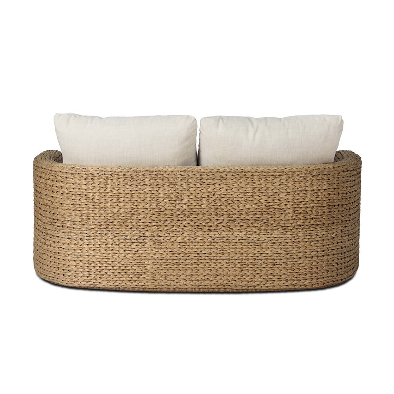 Caney Outdoor Double Chaise - Vergo Cream