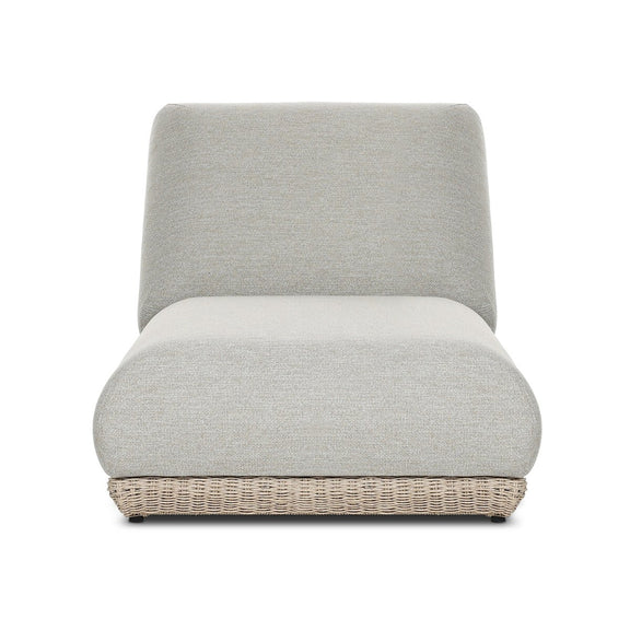 Evander Outdoor Chaise - Ramiro Ecru