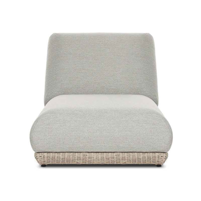 Evander Outdoor Chaise - Ramiro Ecru