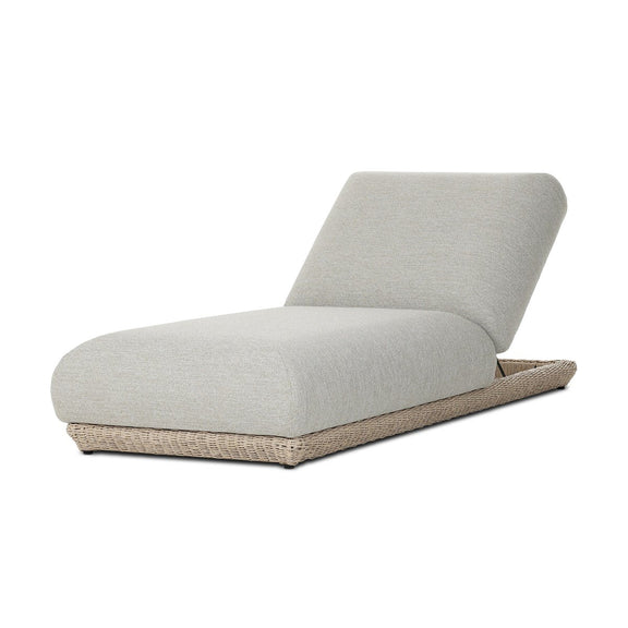 Evander Outdoor Chaise - Ramiro Ecru
