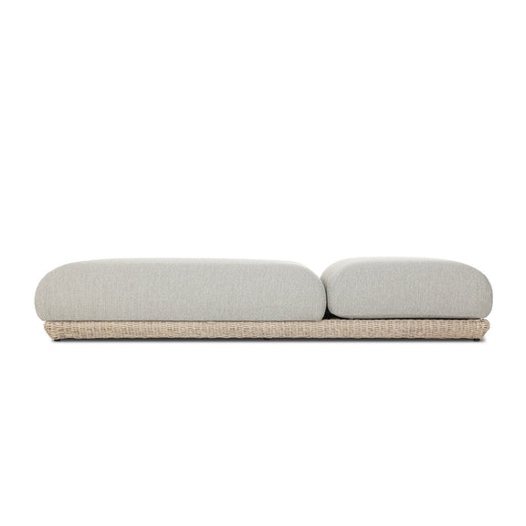 Evander Outdoor Chaise - Ramiro Ecru