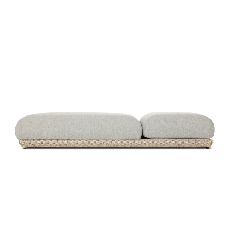 Evander Outdoor Chaise - Ramiro Ecru