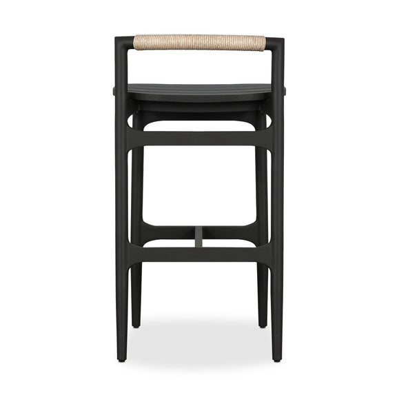 Baden Outdoor Metal Bar + Counter Stool - Vintage White