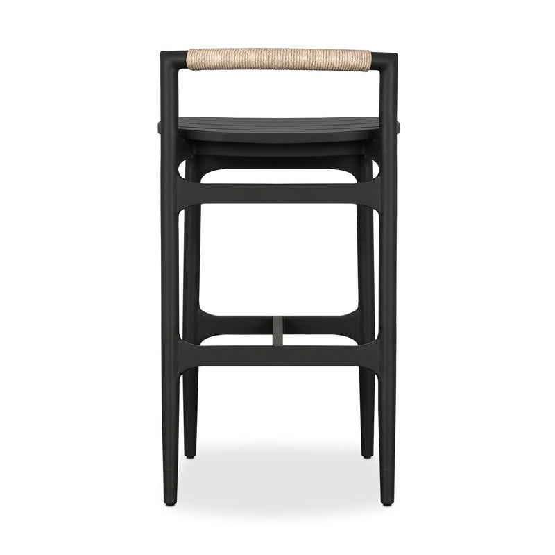 Baden Outdoor Metal Bar + Counter Stool - Vintage White