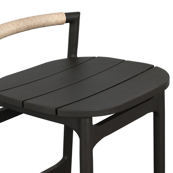 Baden Outdoor Metal Bar + Counter Stool - Vintage White