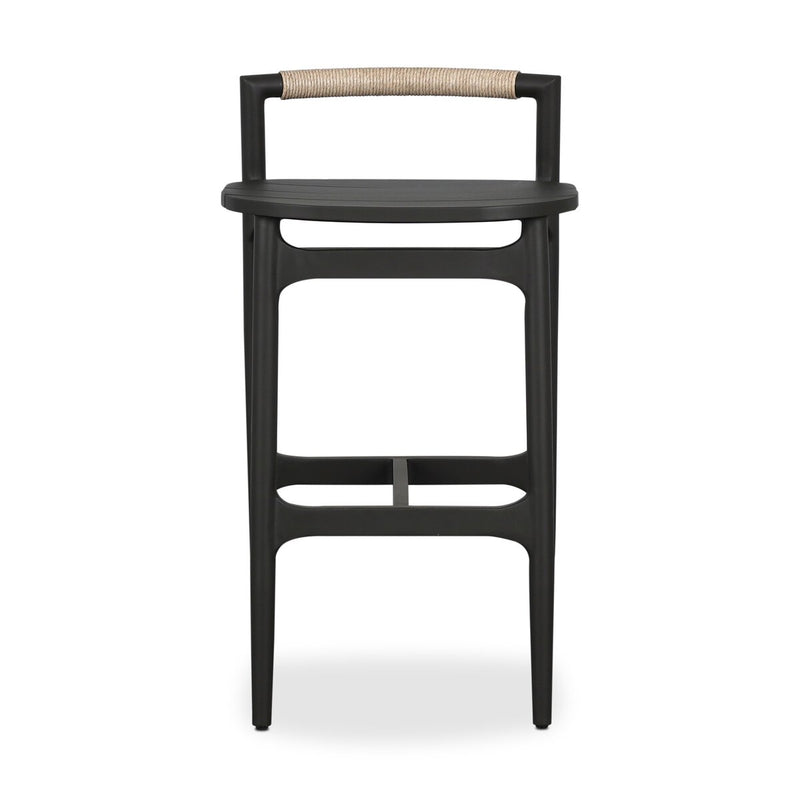 Baden Outdoor Metal Bar + Counter Stool - Vintage White