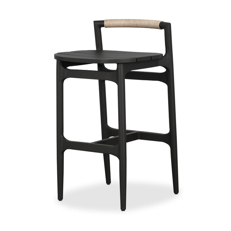 Baden Outdoor Metal Bar + Counter Stool - Vintage White