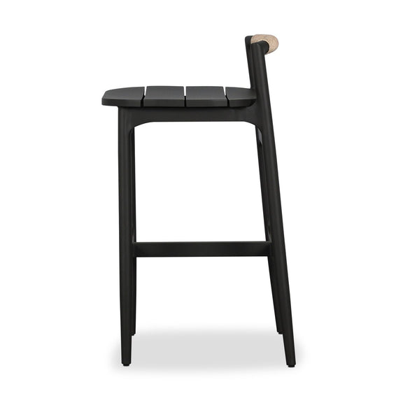 Baden Outdoor Metal Bar + Counter Stool - Vintage White