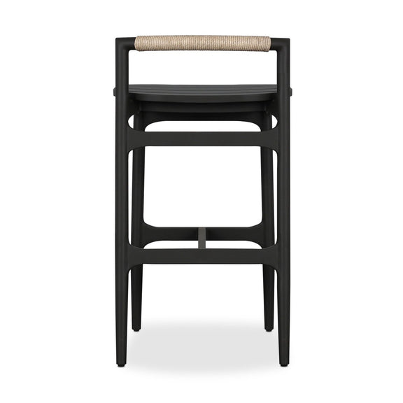 Baden Outdoor Metal Bar + Counter Stool - Vintage White