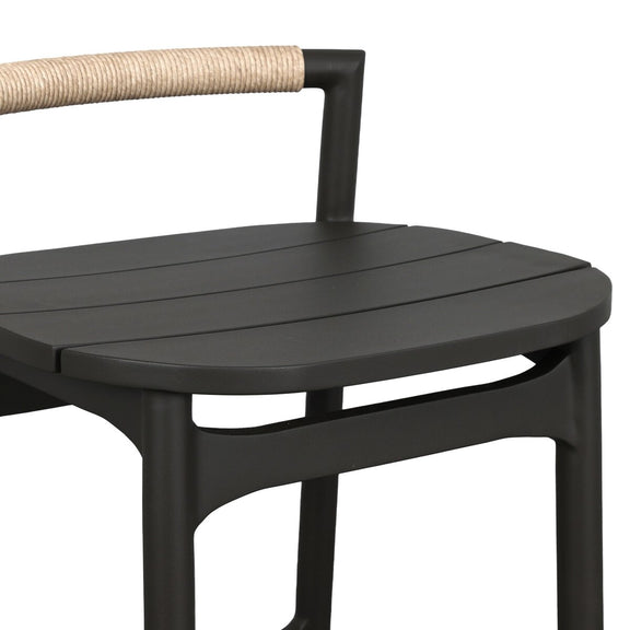 Baden Outdoor Metal Bar + Counter Stool - Vintage White