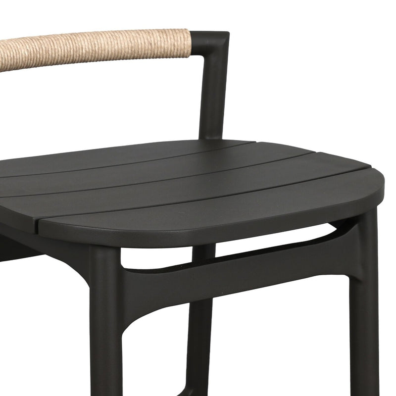 Baden Outdoor Metal Bar + Counter Stool - Vintage White