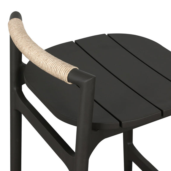 Baden Outdoor Metal Bar + Counter Stool - Vintage White