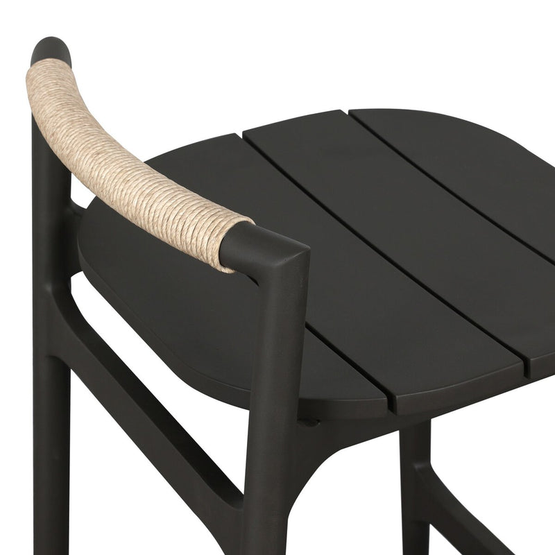Baden Outdoor Metal Bar + Counter Stool - Vintage White