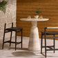 Baden Outdoor Metal Bar + Counter Stool - Vintage White