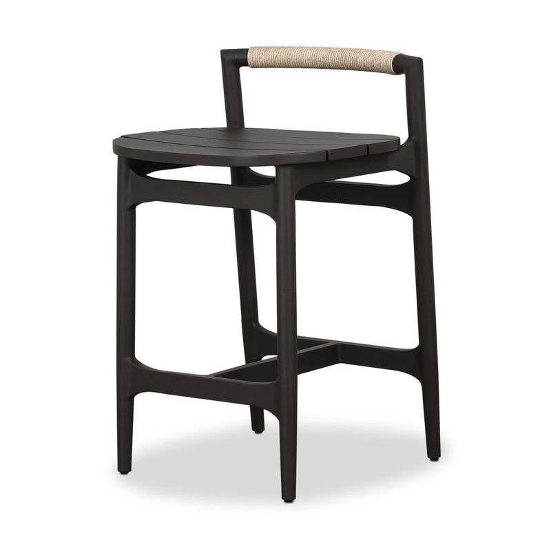 Baden Outdoor Metal Bar + Counter Stool - Vintage White
