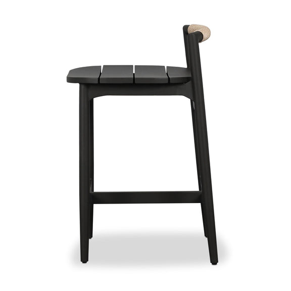 Baden Outdoor Metal Bar + Counter Stool - Vintage White