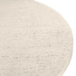 Varda Outdoor Dining Table 48" - Coarse Ivory Concrete