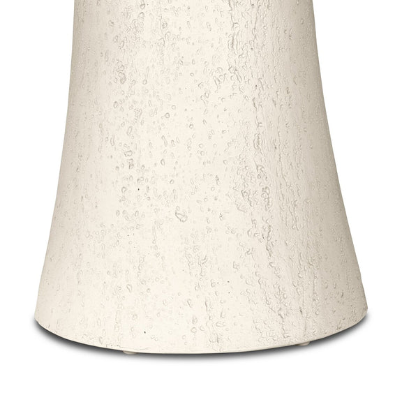 Varda Outdoor Dining Table 48" - Coarse Ivory Concrete