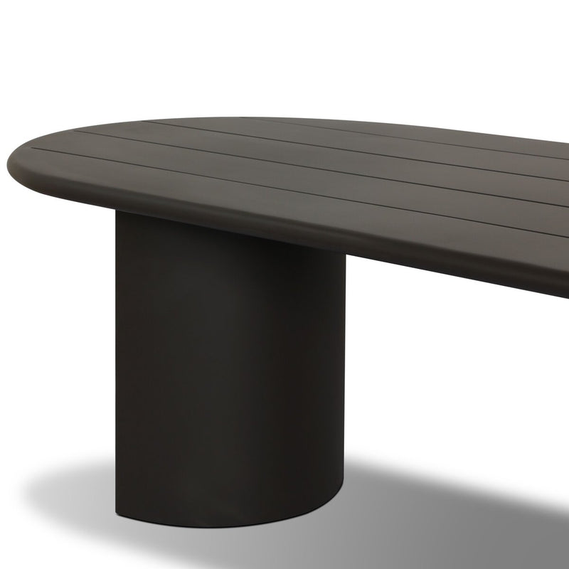 Paden Outdoor Metal Dining Table - Bronze