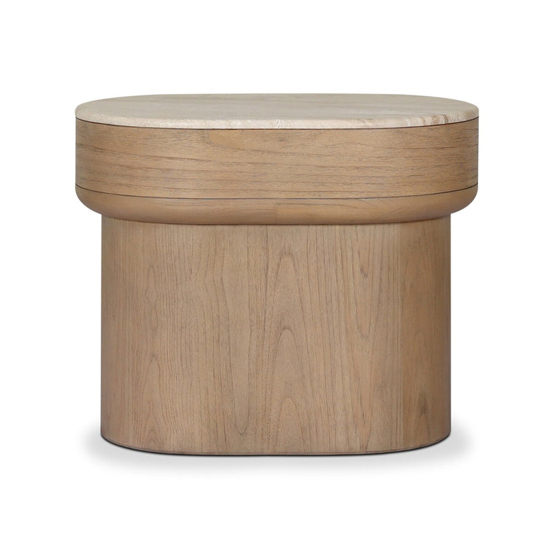 Lando Nightstand - Sand Marble