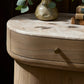 Lando Nightstand - Sand Marble