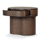 Lando Nightstand - Merlot Marble