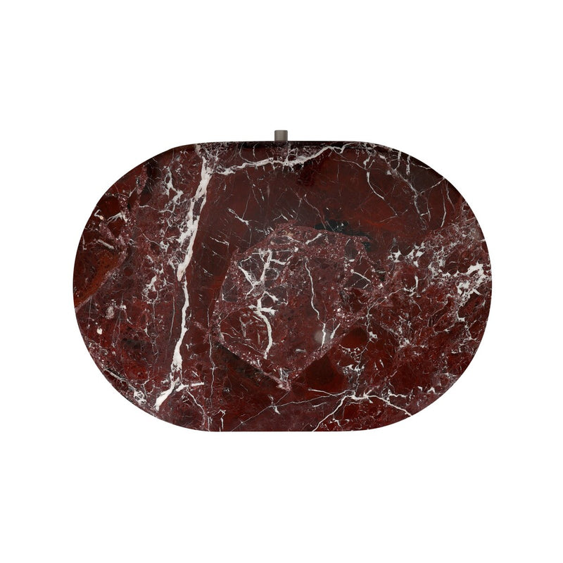 Lando Nightstand - Merlot Marble