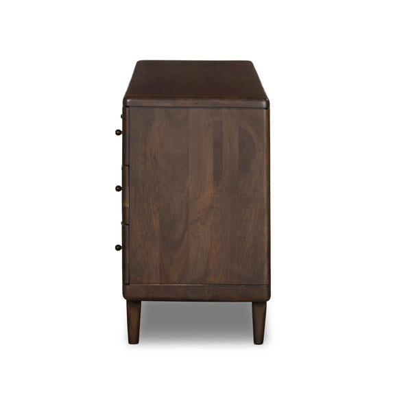 Eldrin 6 Drawer Dresser - Warm Brown Mango