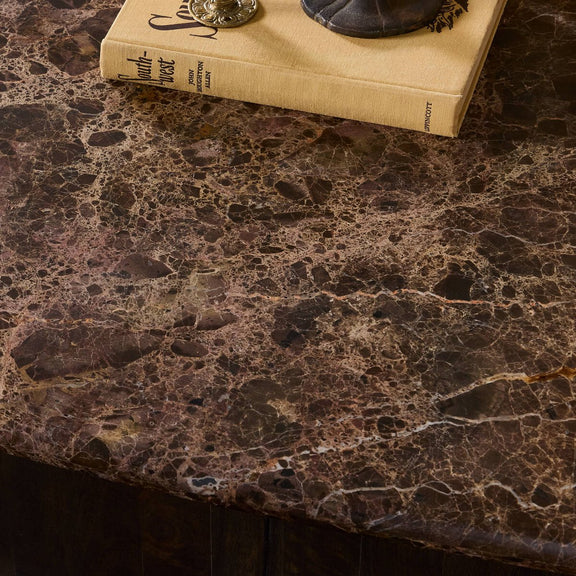 Tori Coffee Table - Brown Marble