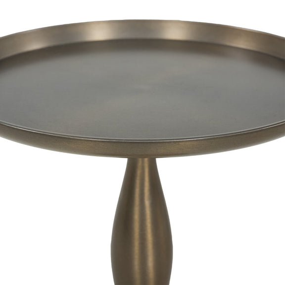 Arden End Table - Dark Aluminum