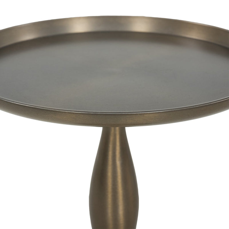 Arden End Table - Dark Aluminum