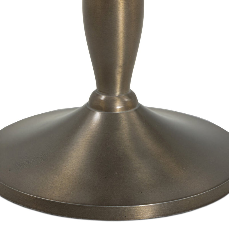 Arden End Table - Dark Aluminum